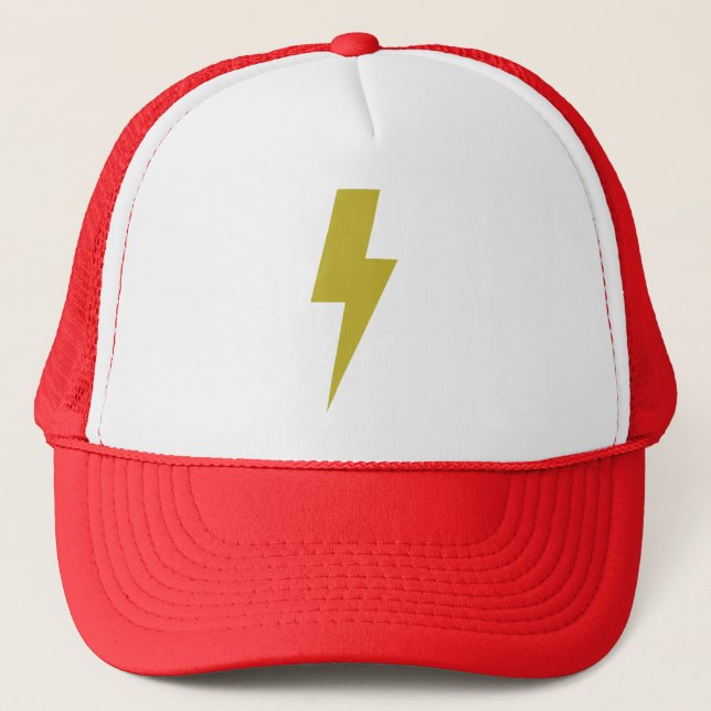 Lightning Bolt Trucker Hat (Front)