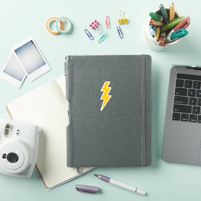 Lightning Bolt Yellow (iPad Cover)