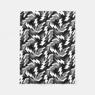 Lightning Bolts Fleece Blanket