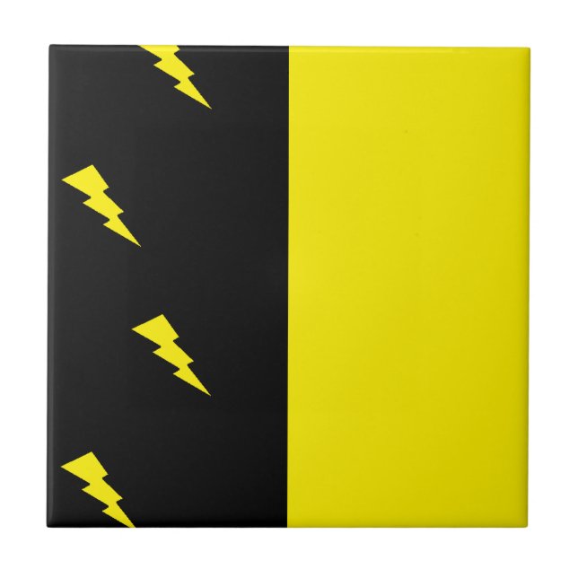 Lightning bolts pattern tile (Front)