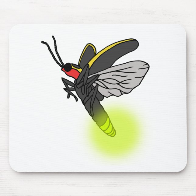 lightning bug flight 2 lit mouse mat (Front)