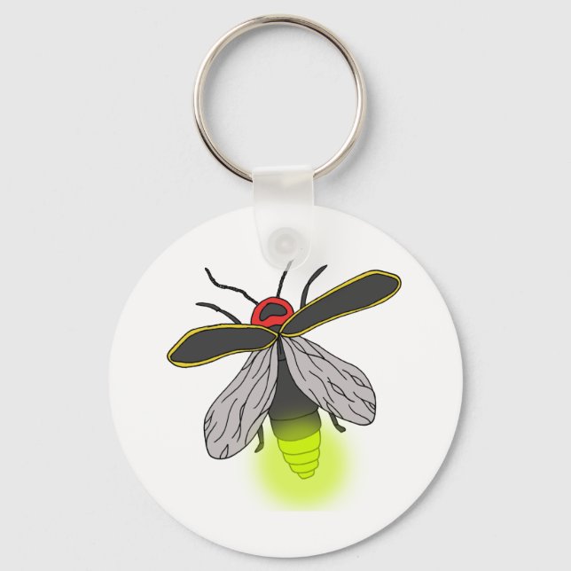 lightning bug flight lit key ring (Front)