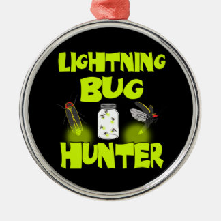 lightning bug hunter metal tree decoration