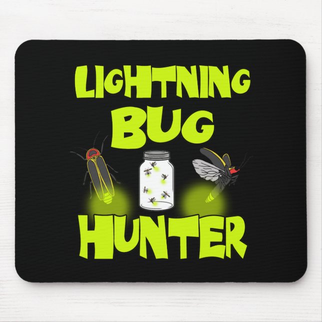 lightning bug hunter mouse mat (Front)