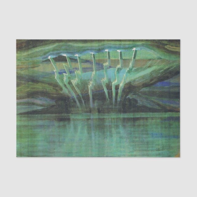 Lightning by Mikalojus Ciurlionis Tissue Paper (Front)