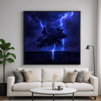 Lightning Cloud - Nature Art Design