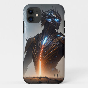 Lightning Cyborg Warrior iPhone 11 Case