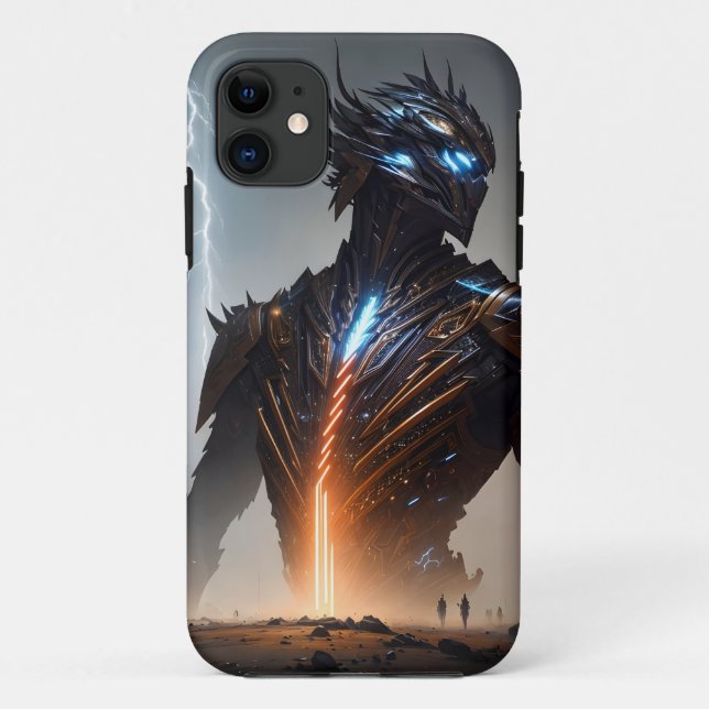 Lightning Cyborg Warrior Case-Mate iPhone Case (Back)