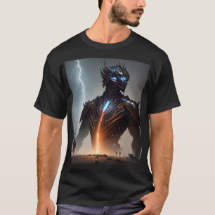 Lightning Cyborg Warrior T-Shirt