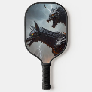 Lightning Cyborg Wolves Pickleball Paddle