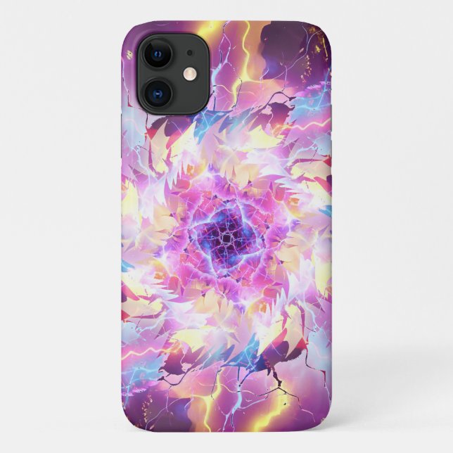 Lightning Fire Ball Blast Case-Mate iPhone Case (Back)