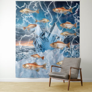 Lightning Fish Tapestry