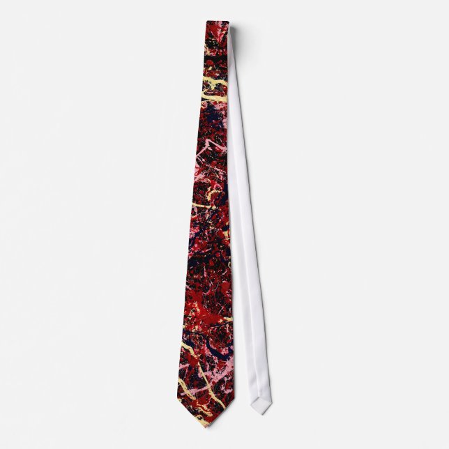 LIGHTNING FLASH (an abstract art design) ~.jpg Tie (Front)