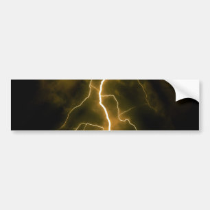 Lightning Flash Bumper Sticker