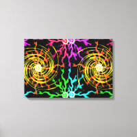 Lightning Hurricane Canvas