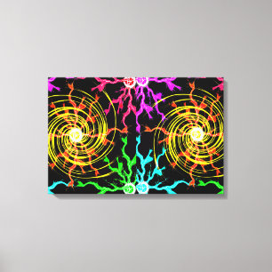 Lightning Hurricane Canvas Print