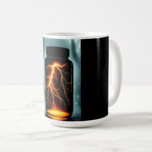 Lightning In A Bottle Digital Art Coffee Mug