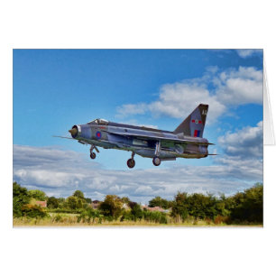 Lightning Jet Blank card