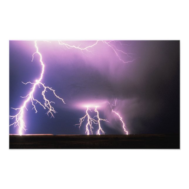 Lightning. Photo Print (Front)