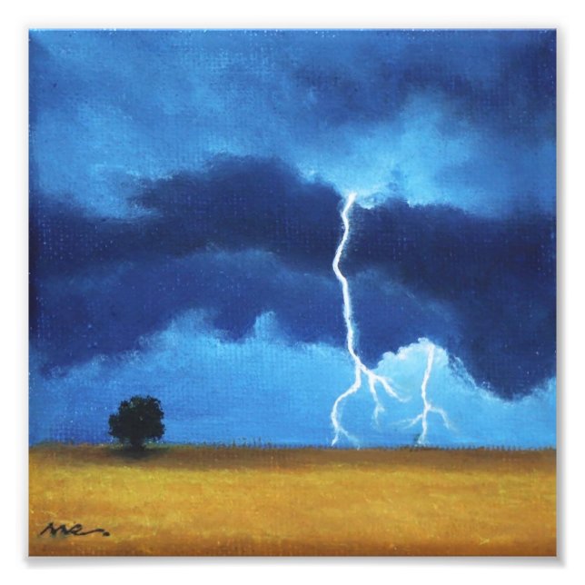 lightning photo print (Front)