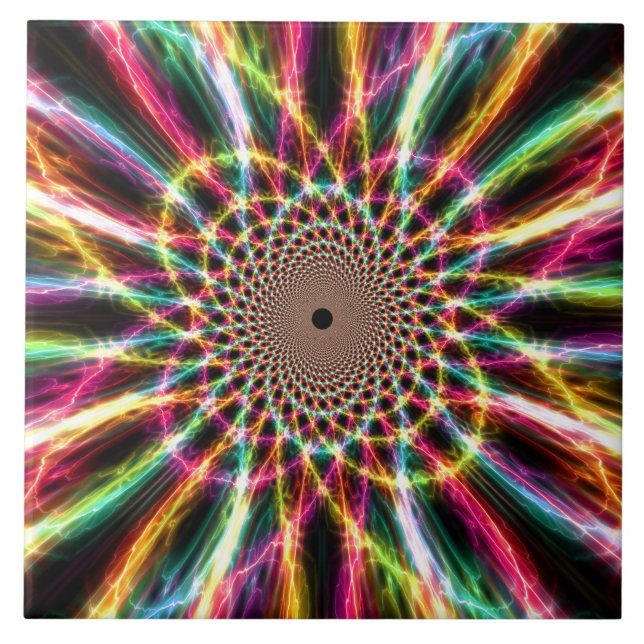 Lightning Rainbow Tile (Front)