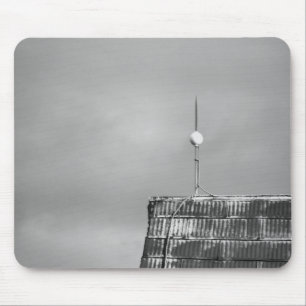 Lightning Rod on Barn Roof Mouse Pad
