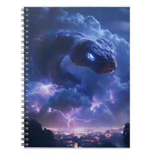 Lightning Snake Over the City Notebook