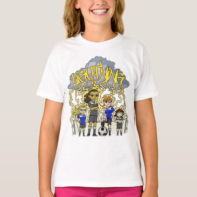 Lightning Soccer Team T-Shirt (Front)