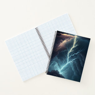 Lightning Storm Art Notebook