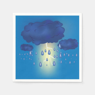 Lightning Storm Paper Napkins