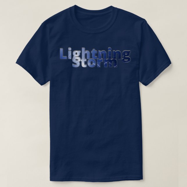 Lightning Storm T-Shirt (Design Front)