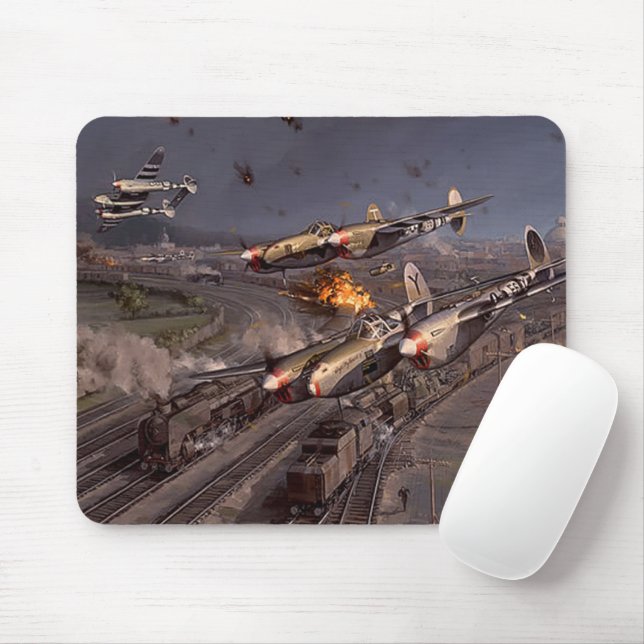 Lightning Strike Mouse Mat (With Mouse)