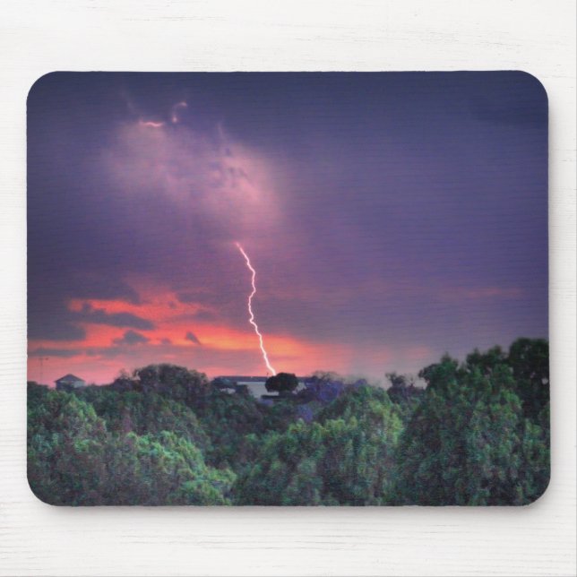 Lightning Strike Mouse Mat (Front)