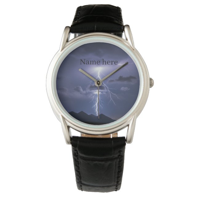 Lightning Strike -Powerful Storm design - Watch (Front)