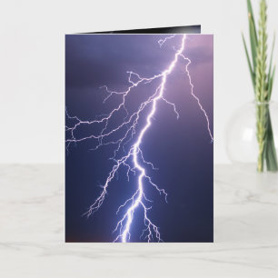 Lightning Strike Storm Thinking Of You Card