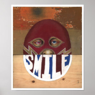 lightning strikes a smile poster