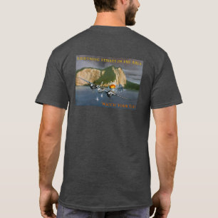 Lightning Strikes in the Area P-38 Combat Aircraft T-Shirt