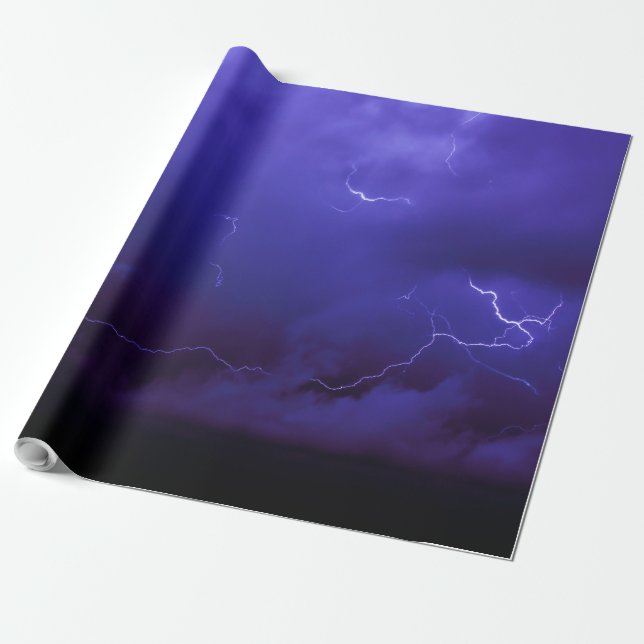 Lightning Wrapping Paper (Unrolled)