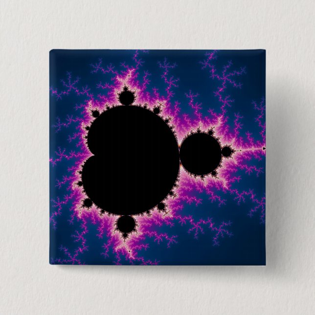 Lightningbrot - Fractal 15 Cm Square Badge (Front)