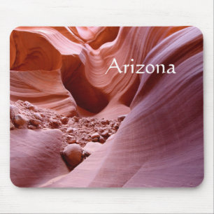 Lights and rocks in the canyon, Arizona Mouse Mat