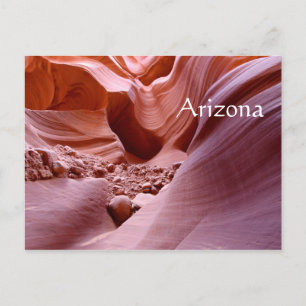 Lights and rocks in the canyon,Arizona Postcard