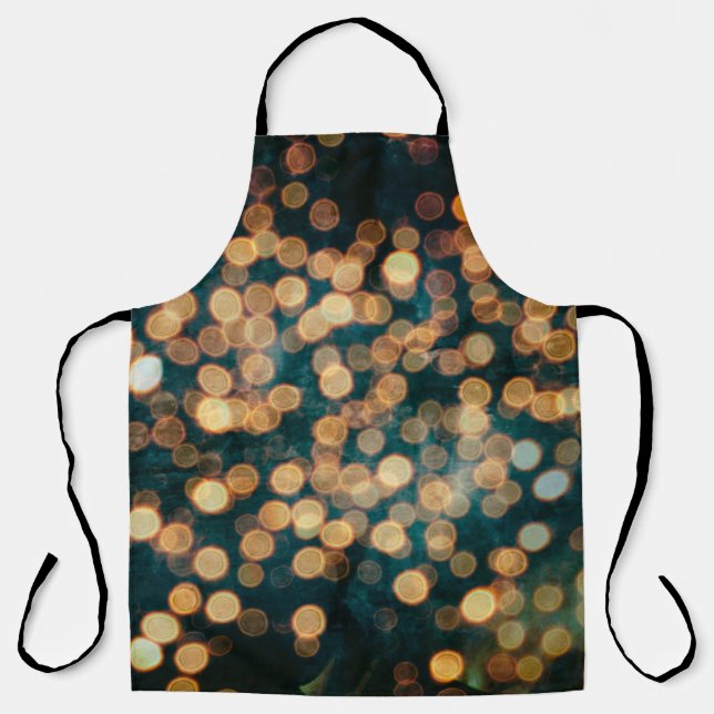 lights backgroundabstract, background, black, blur apron (Front)