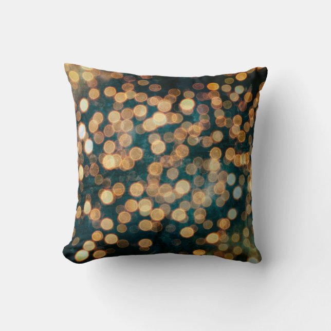 lights backgroundabstract, background, black, blur cushion (Front)