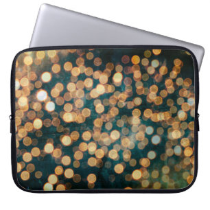 lights backgroundabstract, background, black, blur laptop sleeve