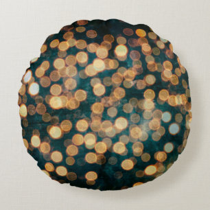 lights backgroundabstract, background, black, blur round cushion