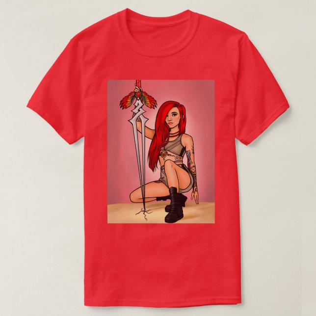 Lights Bokan Poxleitner Lightsy Fanart T-Shirt (Design Front)