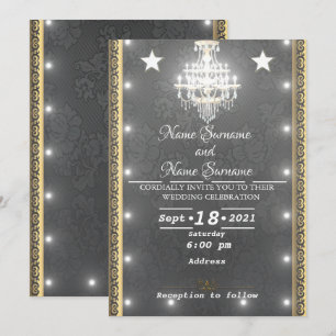 Lights-chandelier Invitation
