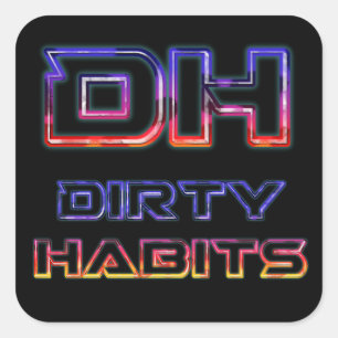 Lights Dirty Habits Sticker