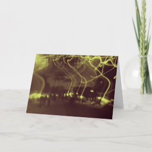 "Lights Go Walking" - Card