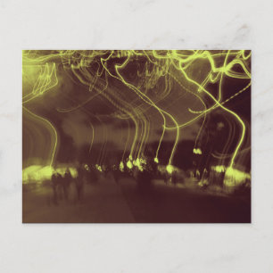 "Lights Go Walking" - Postcard